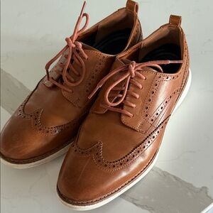 Cole Haan Tan Leather Oxfords
